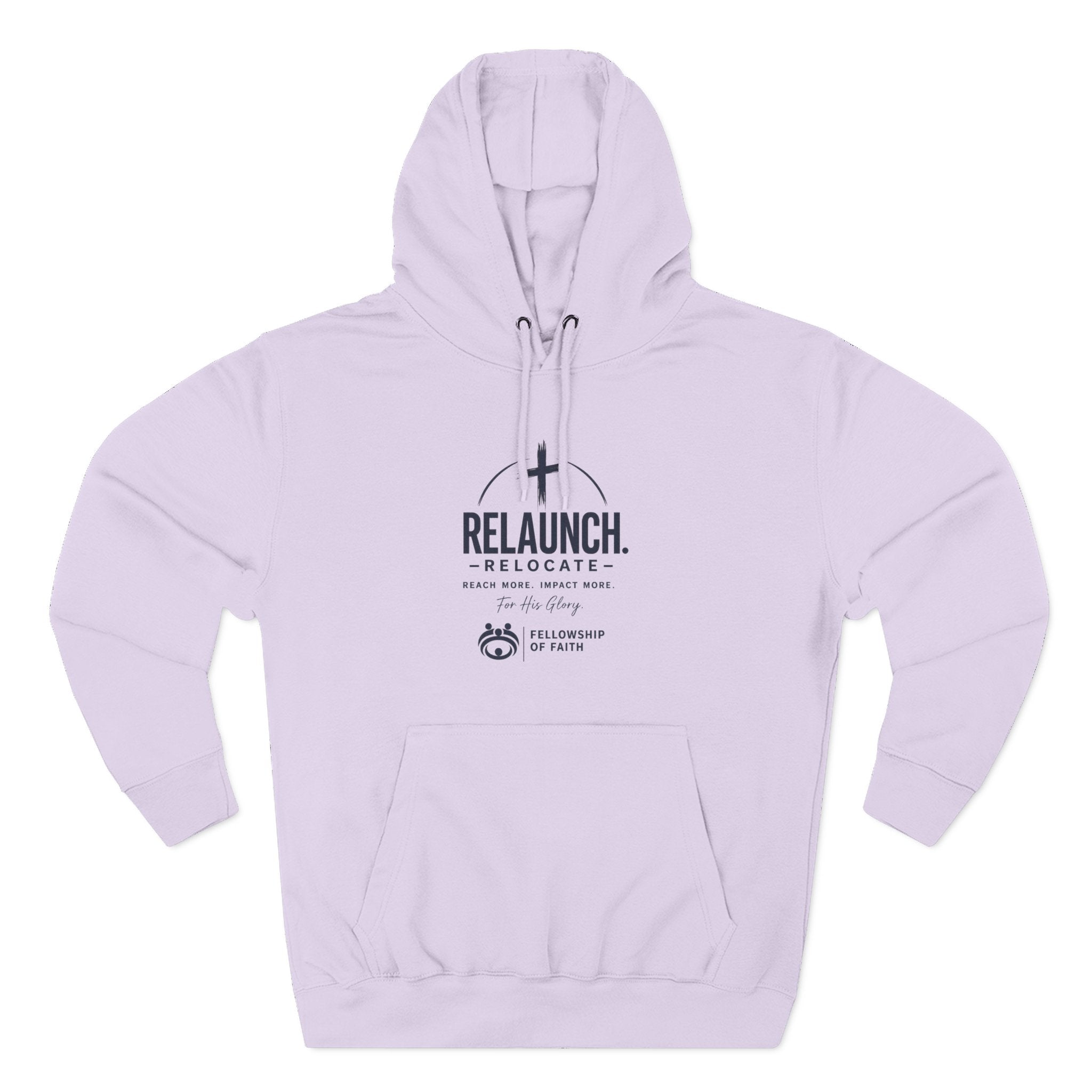 Relaunch Relocate Church Hoodie — "Making a Real Difference" Inspirational Faith Pullover