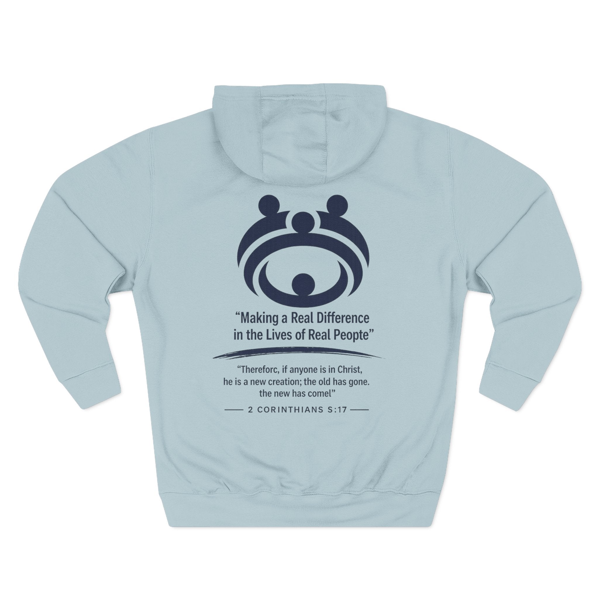 Relaunch Relocate Church Hoodie — "Making a Real Difference" Inspirational Faith Pullover