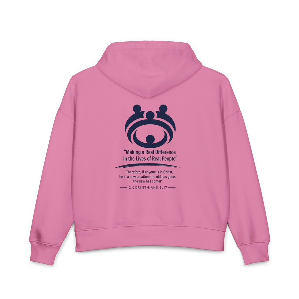 Relaunch Relocate Faith Hoodie — Fellowship of Faith Women's Organic Hoodie