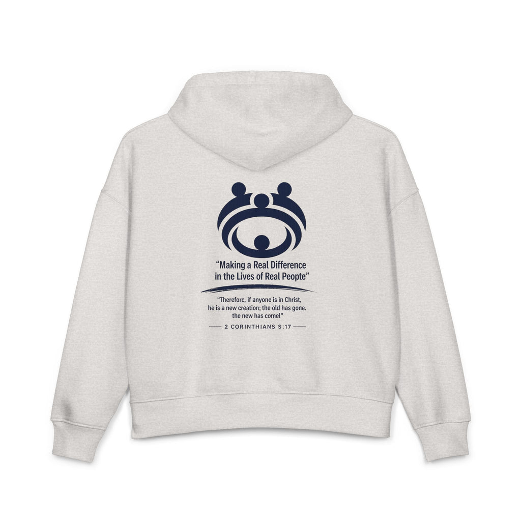 Relaunch Relocate Faith Hoodie — Fellowship of Faith Women's Organic Hoodie