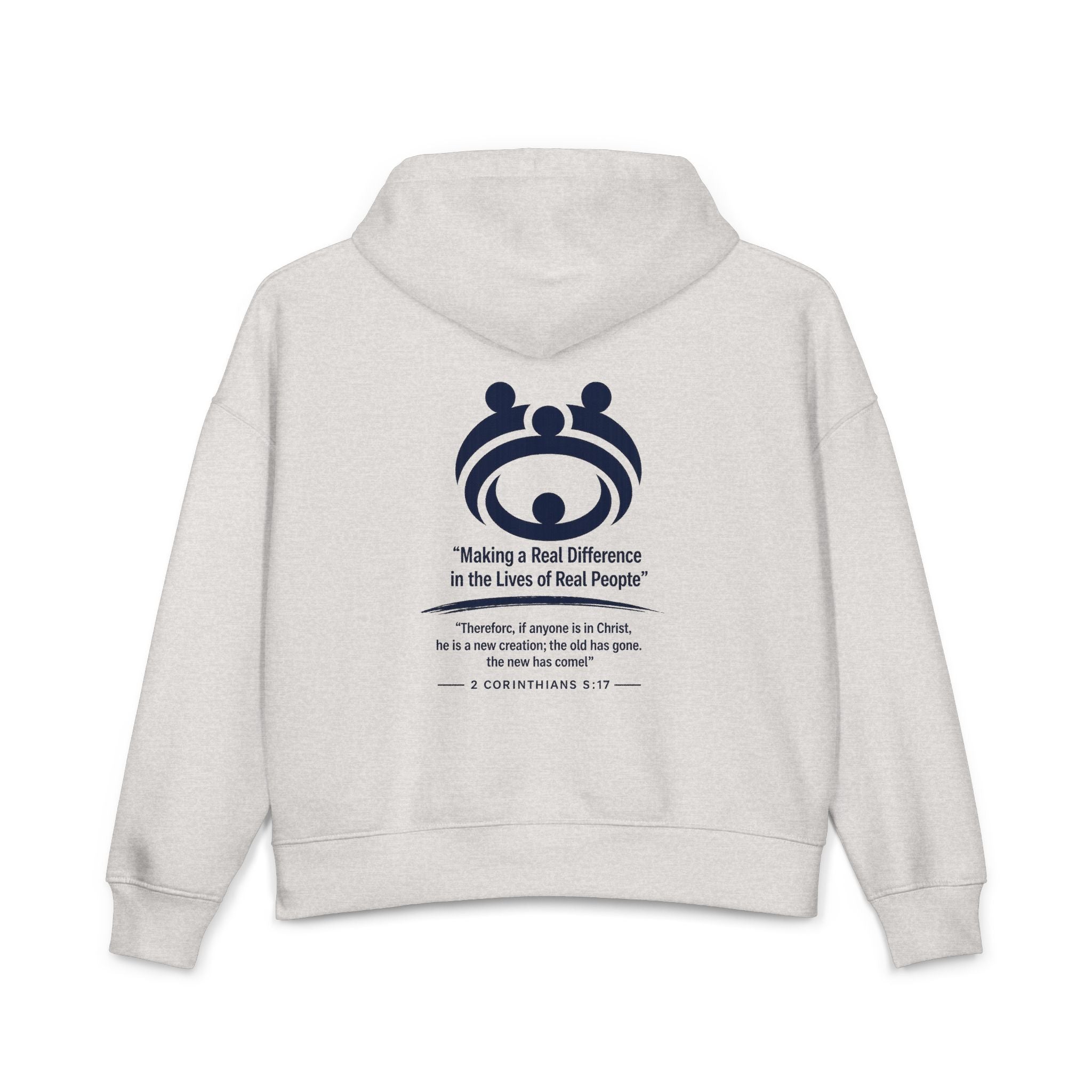Relaunch Relocate Faith Hoodie — Fellowship of Faith Women's Organic Hoodie