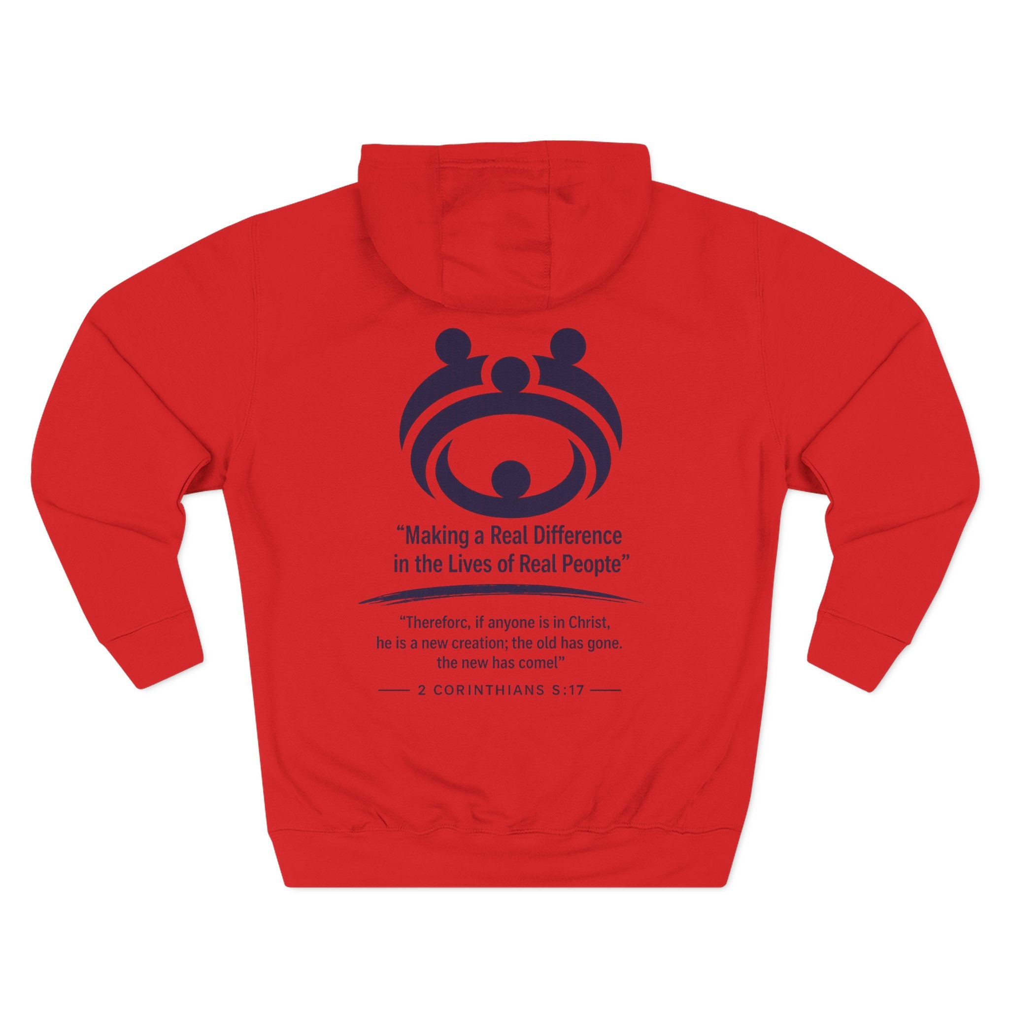 Relaunch Relocate Church Hoodie — "Making a Real Difference" Inspirational Faith Pullover