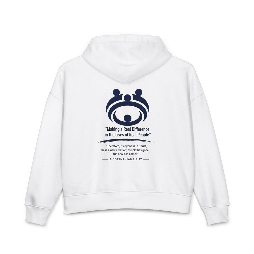 Relaunch Relocate Faith Hoodie — Fellowship of Faith Women's Organic Hoodie