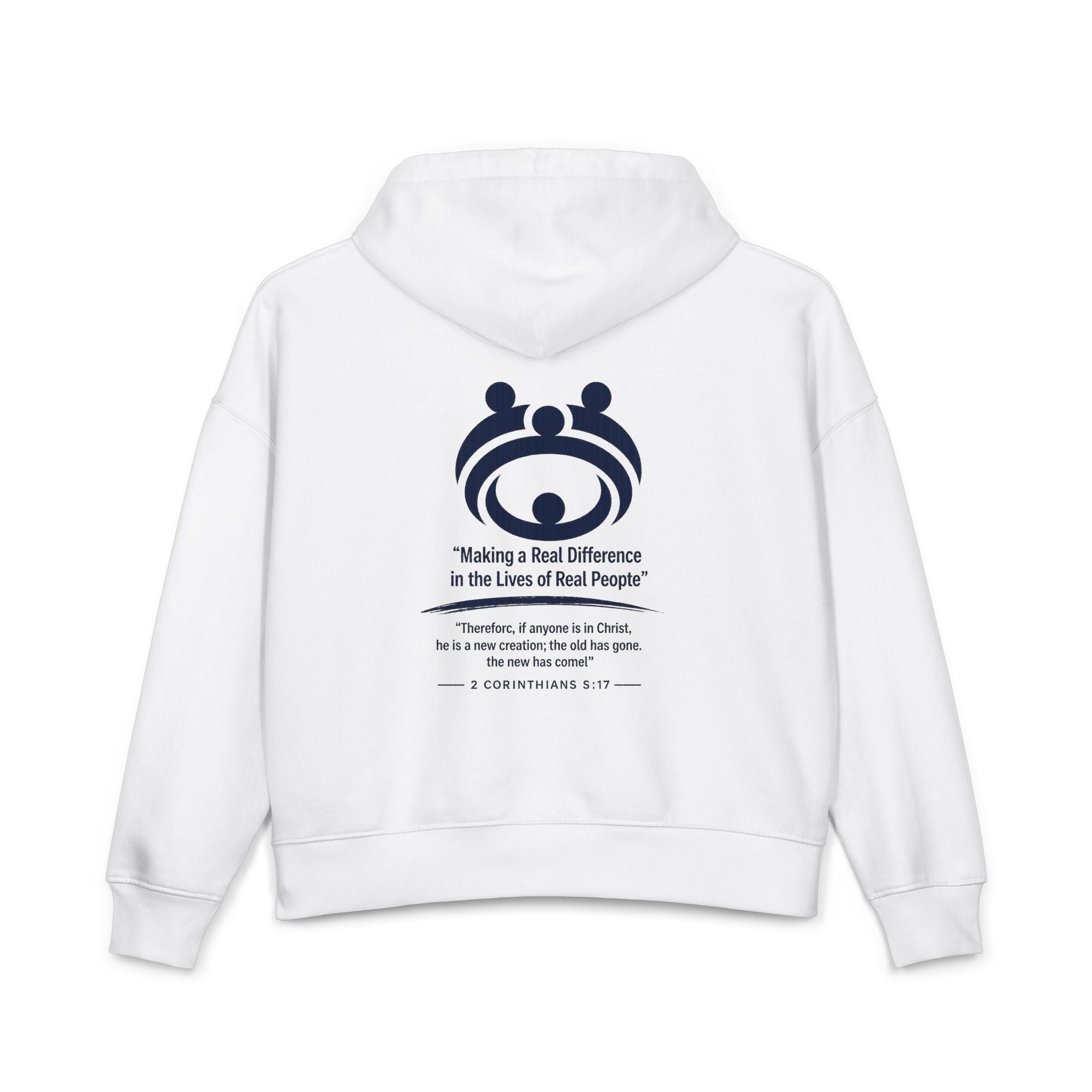Relaunch Relocate Faith Hoodie — Fellowship of Faith Women's Organic Hoodie