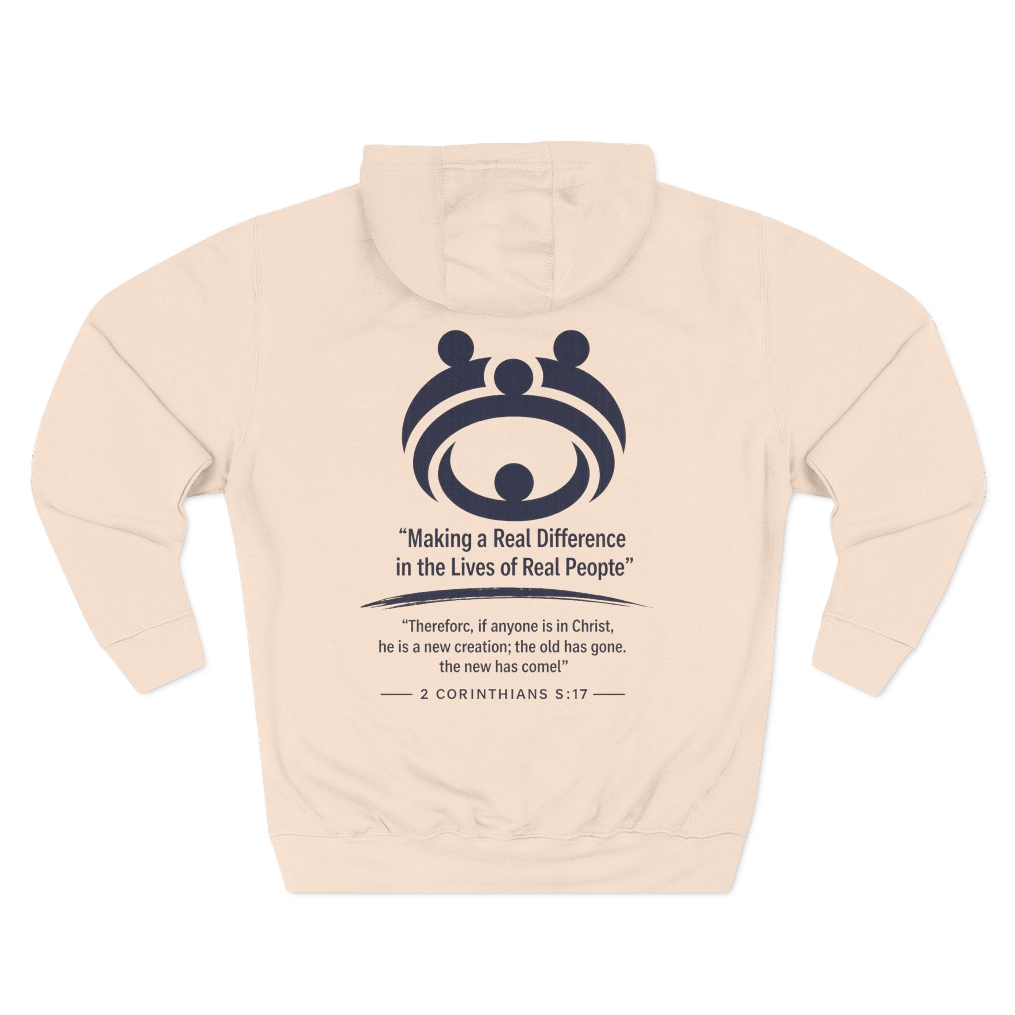 Relaunch Relocate Church Hoodie — "Making a Real Difference" Inspirational Faith Pullover