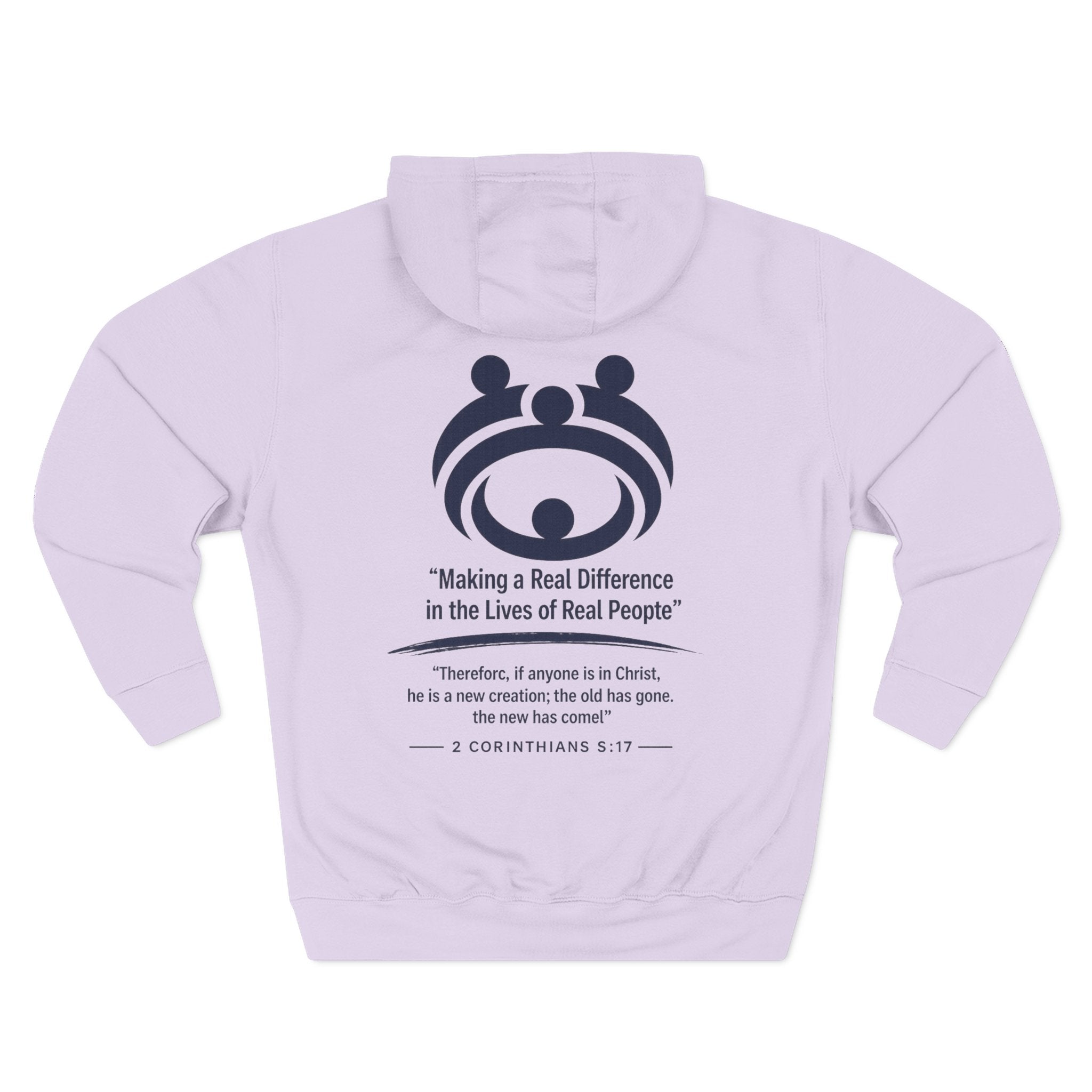 Relaunch Relocate Church Hoodie — "Making a Real Difference" Inspirational Faith Pullover